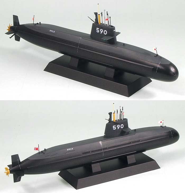 海上自衛隊 おやしお型潜水艦 SS-590 おやしお 完成品 (ピットロード 1/350 塗装済み完成品 （JBM） No.JBM-002) 商品画像_2