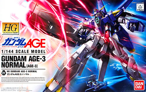 ガンダム AGE-3 ノーマル プラモデル (バンダイ 1/144 HG ガンダムAGE（エイジ） No.021) 商品画像