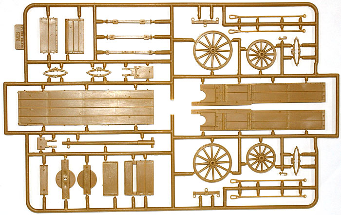 フランス式 農業用馬車4輪 (馬無し) プラモデル (マスターボックス 1/35 ミリタリーミニチュア No.MB3562) 商品画像_1