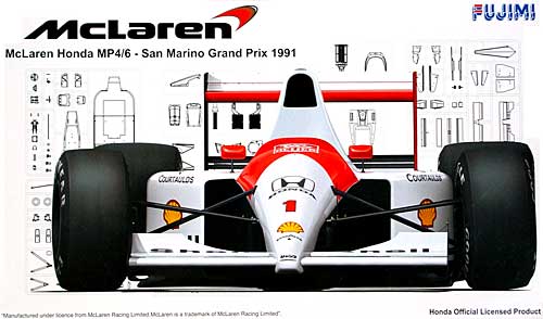 マクラーレン ホンダ MP4/6 前期型 サンマリノGP 1991 プラモデル (フジミ 1/20 GPシリーズ No.GP038) 商品画像