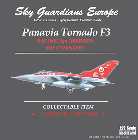 パナビア トーネード F.3 イギリス空軍 第56飛行隊 ファイアーバーズ コニングスビー 1994 (ZE789/AU) 完成品 (ウイッティ・ウイングス 1/72 スカイ ガーディアン シリーズ （現用機） No.24372) 商品画像