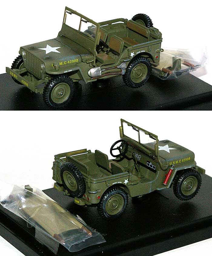 ウィリス MB ジープ アメリカ海兵隊 42908 (沖縄) 完成品 (ホビーマスター 1/48 グランドパワー シリーズ No.HG1606) 商品画像_1