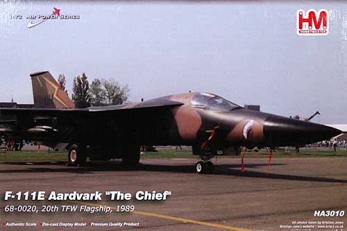 F-111E アードバーク ザ・チーフ 完成品 (ホビーマスター 1/72 エアパワー シリーズ （ジェット） No.HA3010) 商品画像