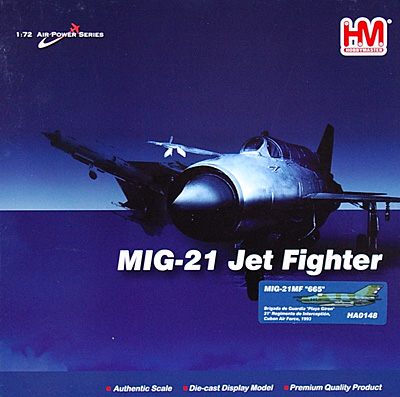 MiG-21MF キューバ空軍 完成品 (ホビーマスター 1/72 エアパワー シリーズ （ジェット） No.HA0148) 商品画像