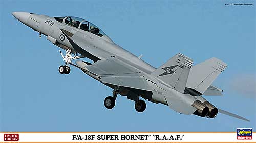 F/A-18F スーパーホーネット オーストラリア空軍 プラモデル (ハセガワ 1/72 飛行機 限定生産 No.01986) 商品画像