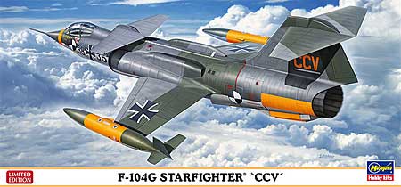 F-104G スターファイター CCV プラモデル (ハセガワ 1/72 飛行機 限定生産 No.01987) 商品画像