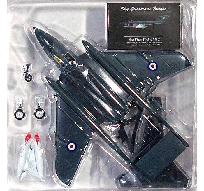 シービクセン F(AW) Mk.2 イギリス海軍 No892 Sqd XN694 #305 ヨービルトン Simon's Sircus Aerobatic Team 1968 完成品 (ウイッティ・ウイングス 1/72 スカイ ガーディアン シリーズ （現用機） No.24393) 商品画像_1