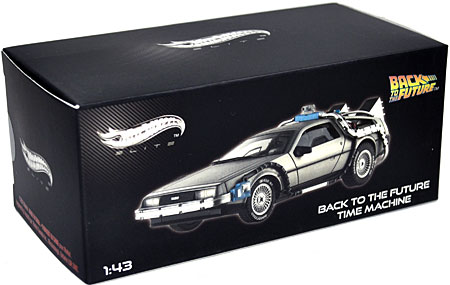 デロリアン DMC-12 (Back to the future) ミニカー (マテル Hot Wheels ELITE No.X5493) 商品画像