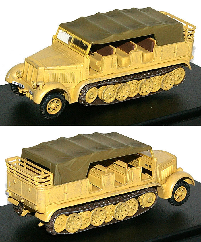 ドイツ Sd.Kfz.7 8トン ハーフトラック ドイツ空軍 1942年 アフリカ 完成品 (ホビーマスター 1/72 グランドパワー シリーズ No.HG5002) 商品画像_2