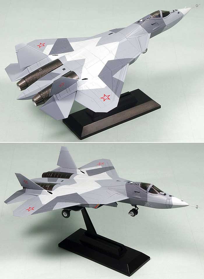 ロシア空軍 試作戦闘機 PAK FA T-50-2 完成品 (ピットロード コンプリート エアクラフト シリーズ （塗装済み完成品） No.SNM-011) 商品画像_3