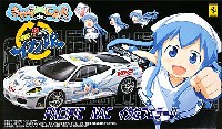 フジミ きゃら de CAR～る （キャラデカール） PACIFIC NAC イカ娘フェラーリ