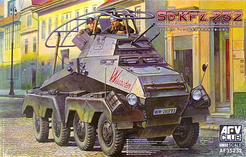 Sd.kfz.232 (8-Rad) 8輪重装甲無線偵察車 (初期型) プラモデル (AFV CLUB 1/35 AFV シリーズ No.AF35232) 商品画像