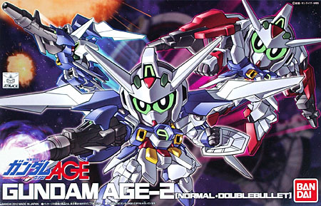 ガンダム AGE-2 ノーマル・ダブルバレット プラモデル (バンダイ SDガンダム BB戦士 No.371) 商品画像