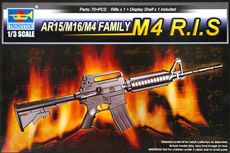 M4 R.I.S. プラモデル (トランペッター 1/3 ワールドウェポンシリーズ No.01910) 商品画像