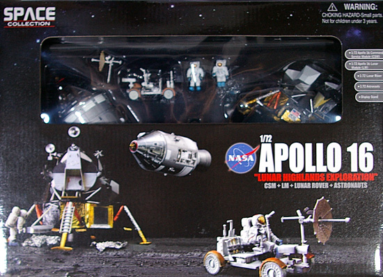 NASA アポロ16号 CMS＋月着陸船＋月面探査車 デカルト高地の探査 完成品 (ドラゴン スペースドラゴンウイング No.50398) 商品画像