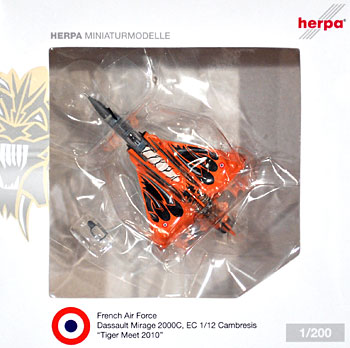 ミラージュ 2000C フランス空軍 EC1/12 カンブレシス タイガーミート2010 完成品 (ヘルパ herpa Wings （ヘルパ ウイングス） No.555036) 商品画像