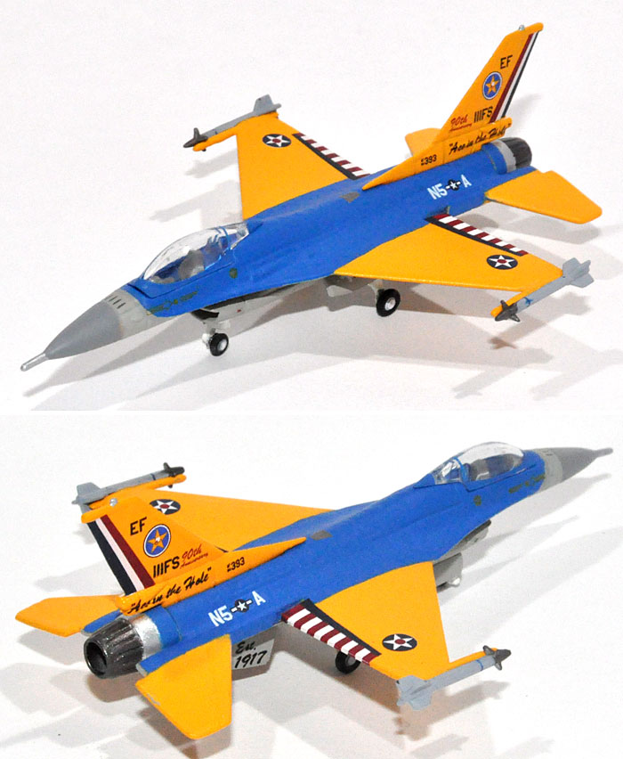 F-16C ファイティングファルコン アメリカ空軍 テキサスANG 147FW 111FS 90周年記念塗装 ヘルパ 完成品