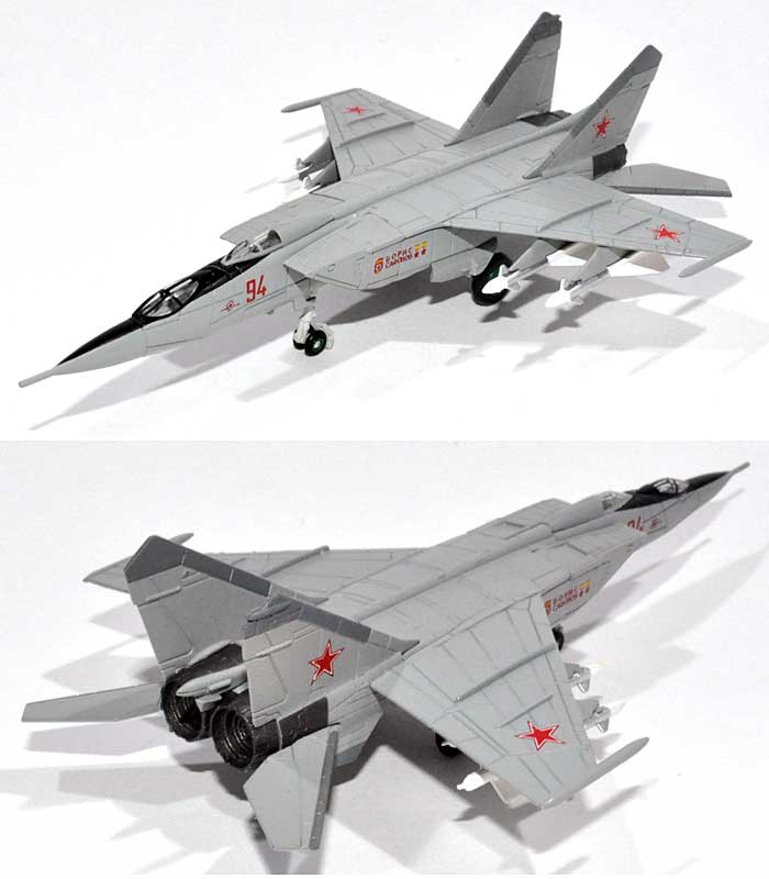 MiG-25PU フォックスバット ソ連防空軍 第174防空戦闘航空隊 モンチェゴルスク基地 完成品 (ヘルパ herpa Wings （ヘルパ ウイングス） No.555142) 商品画像_2