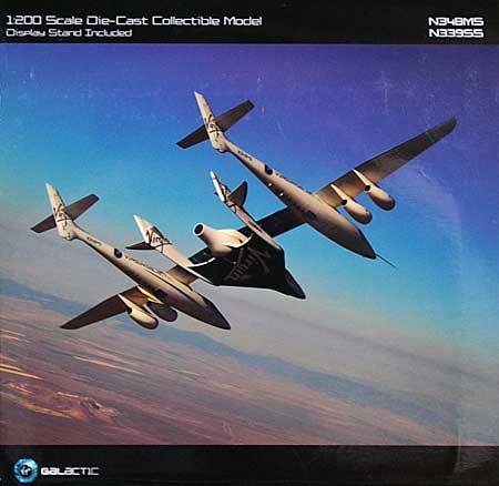 ヴァージン・ギャラクティック スペースシップ 2 完成品 (IDT JETS 1/200 Die-Cast Collectible Model No.VG0200) 商品画像