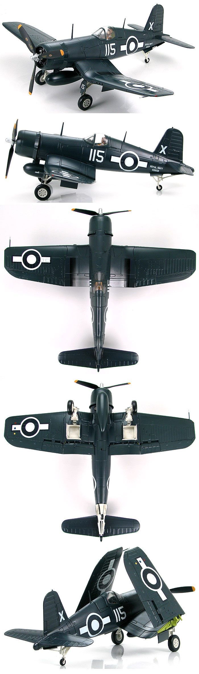 コルセア Mk.4 (FG-1D) ロバート・ハンプトン・グレイ 完成品 (ホビーマスター 1/48 エアパワー シリーズ （レシプロ） No.HA8204) 商品画像_2