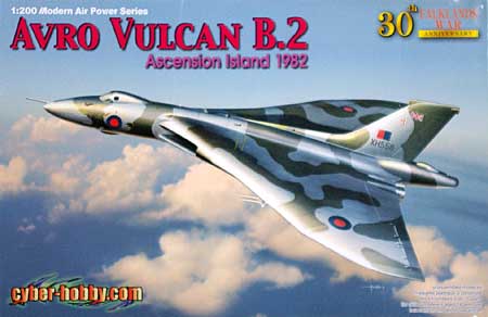 アブロ バルカン B.2 ブラックバック作戦 (フォークランド紛争30周年) プラモデル (サイバーホビー 1/200 Modern Air Power Series No.2016) 商品画像