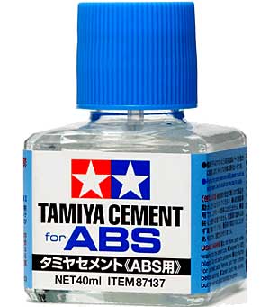 タミヤセメント (ABS用) 接着剤 (タミヤ メイクアップ材 No.87137) 商品画像