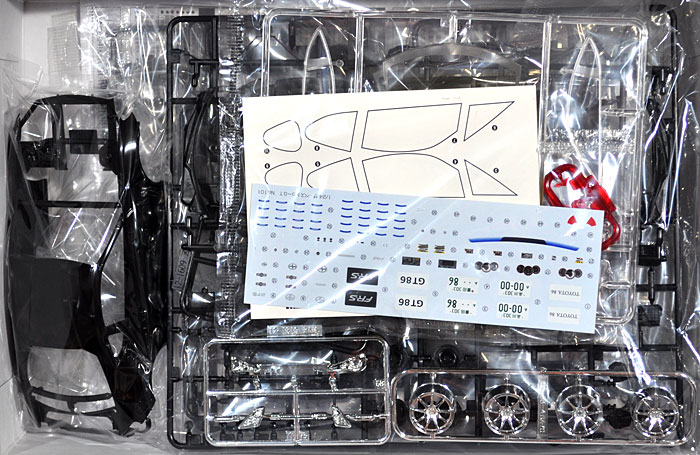トヨタ 86 '12 カスタムホイール プラモデル (アオシマ 1/24 ザ・ベストカーGT No.101) 商品画像_1