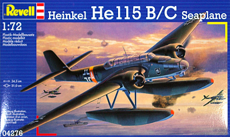 ハインケル He115B/C 水上機 プラモデル (レベル 1/72 Aircraft No.04276) 商品画像