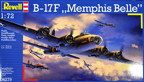 B-17F フライングフォートレス メンフィスベル プラモデル (レベル 1/72 Aircraft No.04279) 商品画像