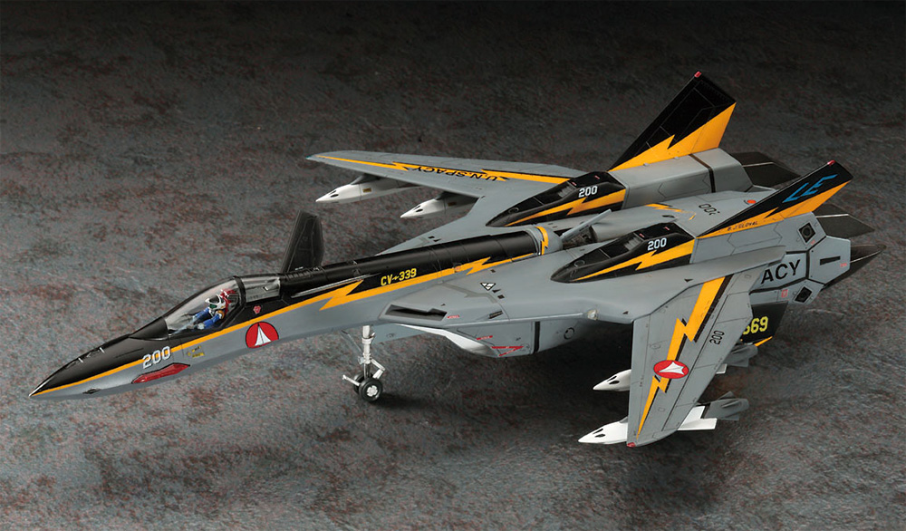 VF-19A SVF-569 ライトニングス w/ハイマニューバミサイル プラモデル (ハセガワ 1/72 マクロスシリーズ No.65799) 商品画像_2