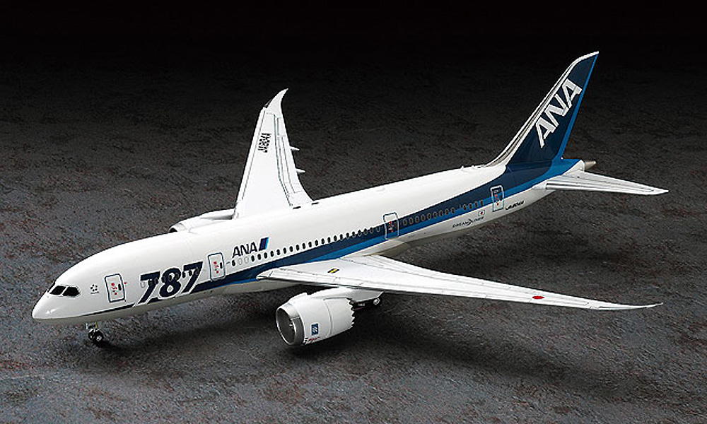 ANA ボーイング 787-8 プラモデル (ハセガワ 1/200 飛行機シリーズ No.016) 商品画像_2