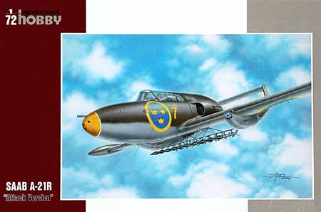 サーブ A-21R ジェット攻撃機 プラモデル (スペシャルホビー 1/72 エアクラフト No.SH72246) 商品画像