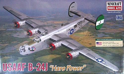 アメリカ陸軍航空隊 B-24J リベレーター ハレ パワー プラモデル (ミニクラフト 1/72 航空機プラスチックモデルキット No.11665) 商品画像