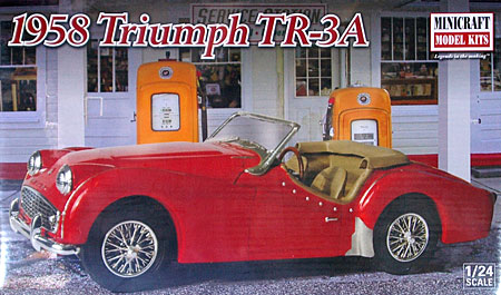 トライアンフ TR-3A 1958 プラモデル (ミニクラフト 1/24 カーモデルプラスチックモデルキット No.11243) 商品画像