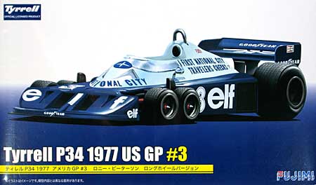 ティレル P34 1977 アメリカGP #3 ロニー・ピーターソン ロングホイールバージョン プラモデル (フジミ 1/20 GPシリーズ No.GP039) 商品画像