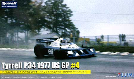 ティレル P34 1977 アメリカGP #4 パトリック・デュパイエ ロングホイールバージョン プラモデル (フジミ 1/20 GPシリーズ No.GP040) 商品画像