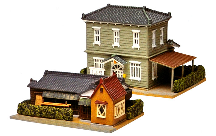 洋館付き住宅・医院 プラモデル (トミーテック 建物コレクション （ジオコレ） No.109) 商品画像_1