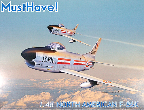ノースアメリカン F-86K セイバードック プラモデル (MustHave! 1/48 エアクラフト プラモデル No.MH148002) 商品画像