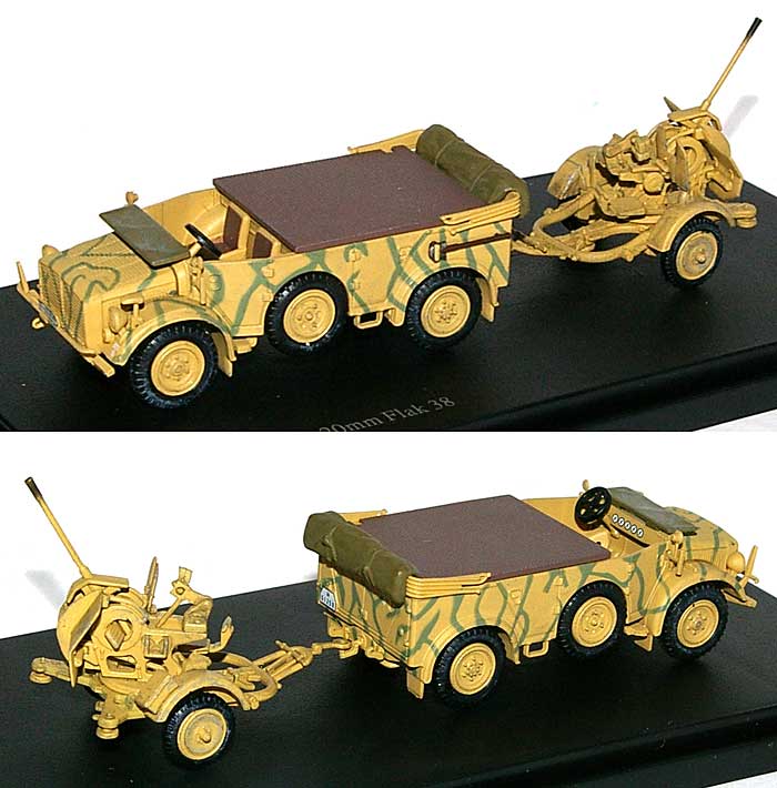 ドイツ陸軍 ホルヒ 1a & Flak38 ヨーロッパ戦線 完成品 (ホビーマスター 1/72 グランドパワー シリーズ No.HG4504) 商品画像_2