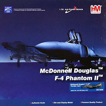 F-4D ファントム 2 テリブル・タイク 完成品 (ホビーマスター 1/72 エアパワー シリーズ （ジェット） No.HA1929) 商品画像