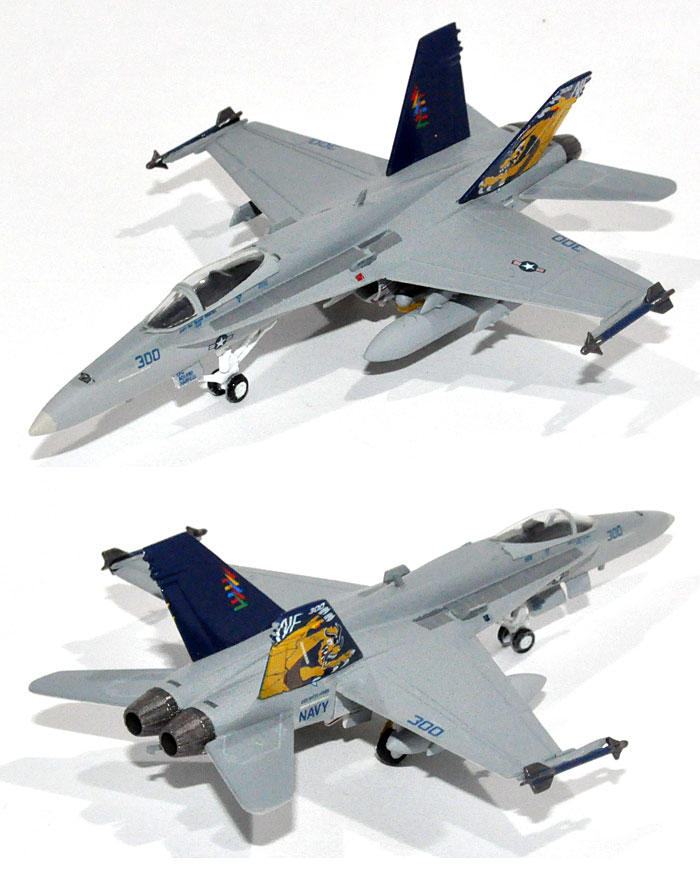 F/A-18C ホーネット アメリカ海軍 VFA-192 ゴールデン ドラゴンズ NF300 CAG 2003 完成品 (ホーガンウイングス M-SERIES No.7570) 商品画像_2