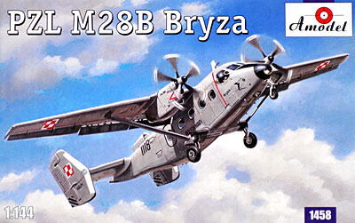 ポーランド PZL-M28B ブルザ 双発多用途機 プラモデル (Aモデル 1/144 ミリタリー プラスチックモデルキット No.1458) 商品画像