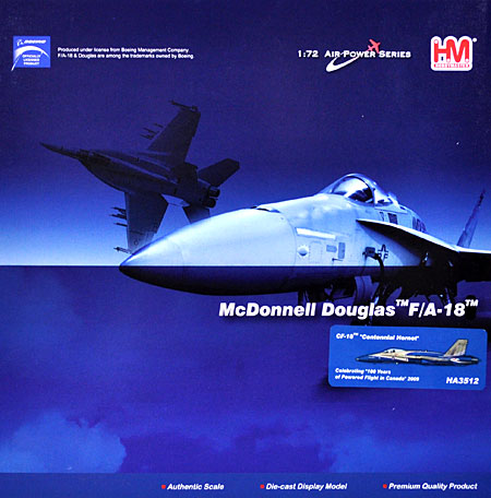 CF-18 ホーネット センチニアル ホーネット 2009 完成品 (ホビーマスター 1/72 エアパワー シリーズ （ジェット） No.HA3512) 商品画像