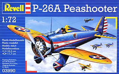 P-26A ピーシューター プラモデル (Revell 1/72 飛行機 No.03990) 商品画像