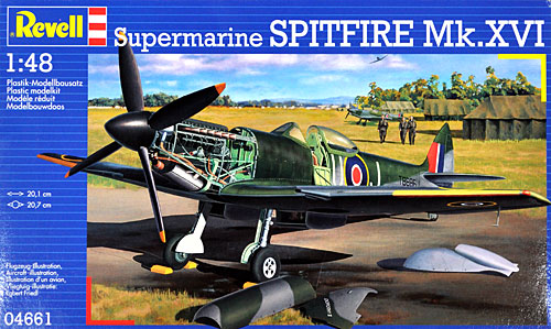 スーパーマリン スピットファイア Mk.16 プラモデル (レベル 1/48 飛行機モデル No.04661) 商品画像