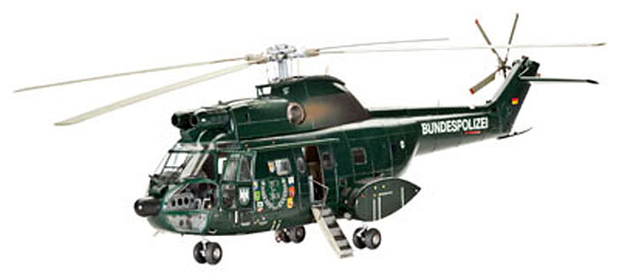 ユーロコプター SA330J ピューマ ドイツ連邦警察 プラモデル (Revell 1/32 Aircraft No.04412) 商品画像_3
