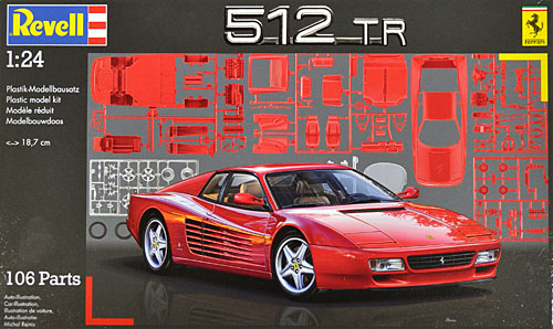 フェラーリ 512TR プラモデル (Revell 1/24など　カーモデル No.07084) 商品画像
