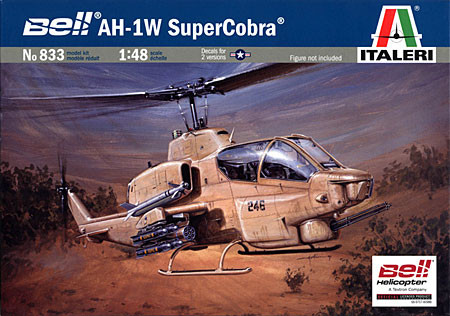 ベル AH-1W スーパーコブラ プラモデル (イタレリ 1/48 飛行機シリーズ No.0833) 商品画像