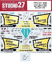 スタジオ27 バイク オリジナルデカール ホンダ RC212V INTERWETTEN #7 MotoGP 2010