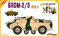 サイバーホビー 1/35 AFVシリーズ （Super Value Pack） ソビエト 装甲偵察車 BRDM-2/3 w/ソビエト軍 戦車兵フィギュア